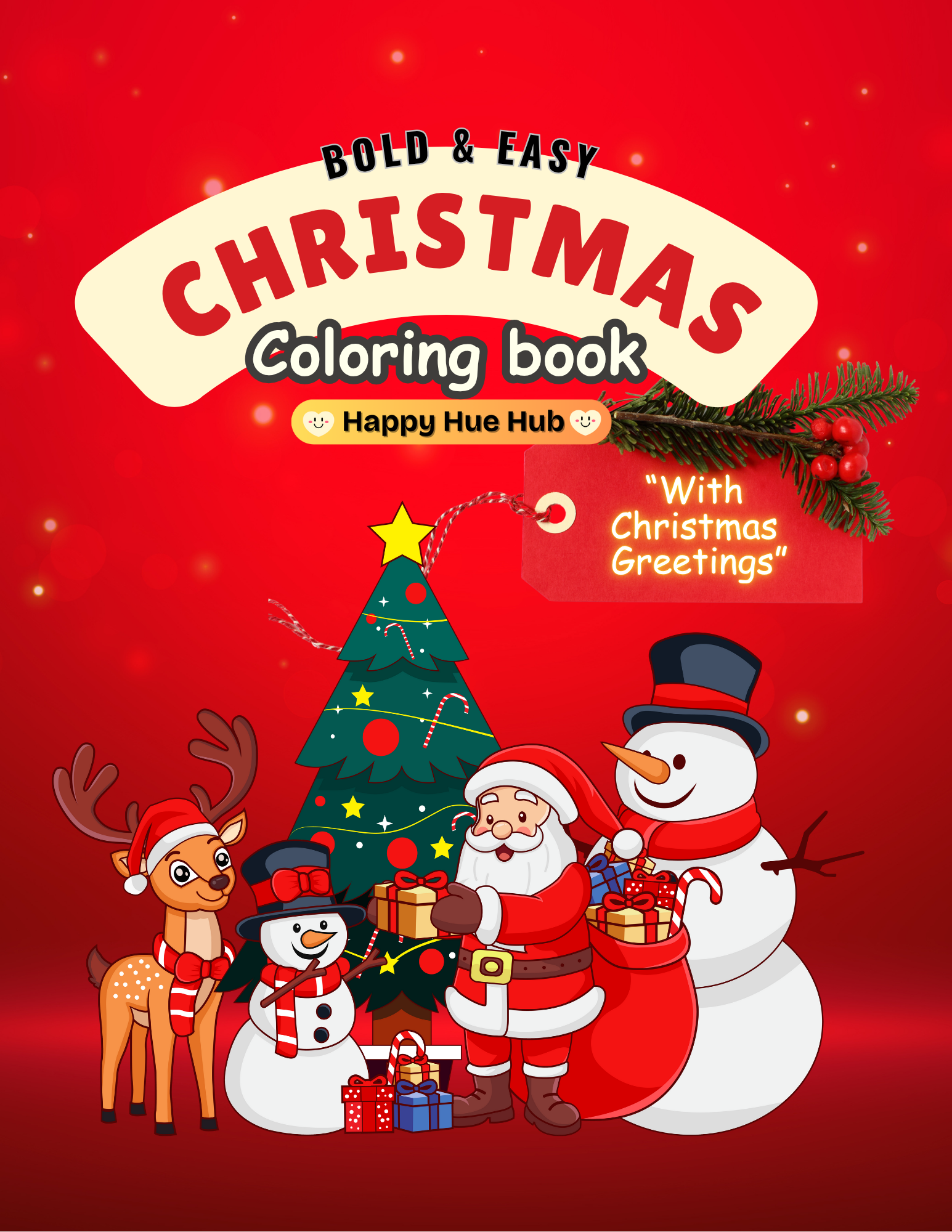 Bold & Easy Christmas Coloring Book