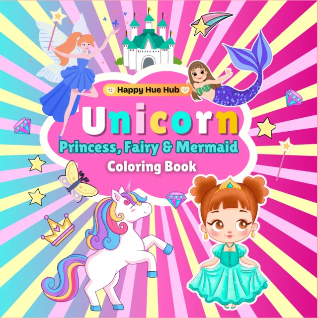 Unicorn, Princess & Mermaid